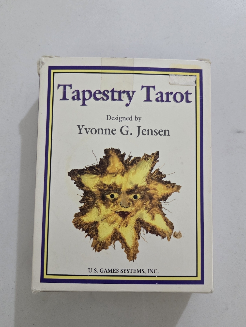 Tapestry Tarot Card Deck Designed By Yvonne G. Jensen Printed In Belgium 1995